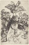 Coat of Arms with Lion and Rooster