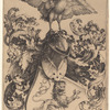 Coat of Arms with Lion and Rooster