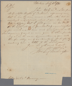 William Augustine Washington letters
