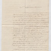 Letter to Monsieur le Gouverneur