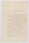 Letter to Monsieur le Gouverneur
