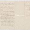 Letter to Monsieur le Gouverneur