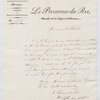 Letter to Monsieur le Prévot, No. 373