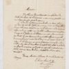 Letter from Arsène Nogues and English translation