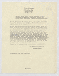 Letter from Arsène Nogues and English translation