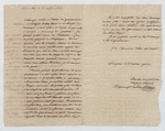 Letter to Monsieur le Directeur Général