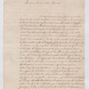 Letter to Monsieur le Directeur Genéral from Louis Choré