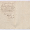 Letter to Monsieur le Directeur Genéral from Louis Choré