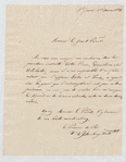 Letter to Monsieur le Grand Prévot