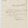 Letter to Monsieur le Grand Prévot, No. 261