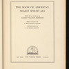 The Book of American Negro Spirituals