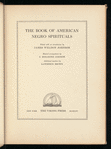 The Book of American Negro Spirituals