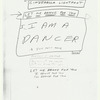 I am a dancer / Edward Kleban