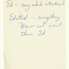 Montage / Edward Kleban
