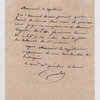 Letter to Monsieur le Capitaine