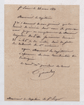 Letter to Monsieur le Capitaine