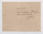 Letter to Monsieur le Capitaine