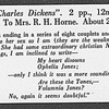 Horne, Mrs. [R. H.]. ALS to