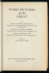 Word pictures of the great