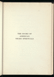 The Books of American Negro Spirituals