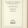 The Books of American Negro Spirituals