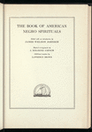 The Books of American Negro Spirituals
