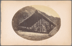 Camp structure with thatched roof