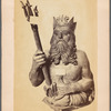 "Neptune" cut in wood by Nicolas Youngström, a Swedish sculpture in Lima, recieved a gold medal at the [International] exhibition, 1869