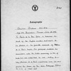 la Rue, Emile de. ALS to