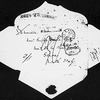 la Rue, Emile de. ALS to. Continued on the inside of envelope