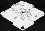 la Rue, Emile de. ALS to. Continued on the inside of envelope