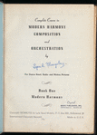 Complete course in modern harmony, composition and orchestration