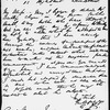 Morgan, E. S. Manuscript copy in an unknown hand of letter to