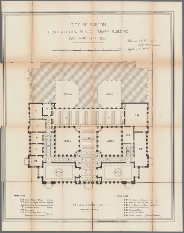 Second Floor Plan NYPL Digital Collections