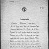 la Rue, Emile de. ALS to
