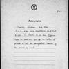 la Rue, Emile de. ALS to