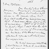 Trollope, [Thomas Adolphus]. ALS to