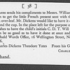 Williams and Clapham, Messrs. ALS to