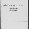 Williams and Clapham, Messrs. ALS to
