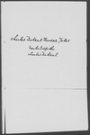 Williams and Clapham, Messrs. ALS to
