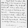 Wills, [W. H.]. ALS to