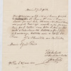 Letter to Monsieur le Grand Prévot