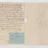 Letter to Mon bien sur comte