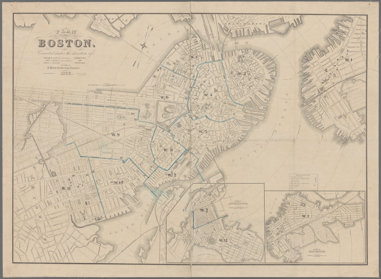 Plan of Boston - NYPL Digital Collections