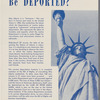 Should Miss Liberty Be DEPORTED?