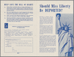 Should Miss Liberty Be DEPORTED?