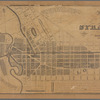 Map of the village of Syracuse and the village of Lodi, 1834