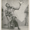 Abdul Assen as the Witch Doctor in Asadata Dafora's dance-opera "Kykunkor," 