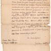 Letter to Domine Johannes Ritzema