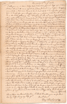 Correspondence with Benjamin Hinchman
